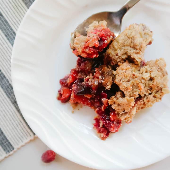 Apple Cranberry Crumble Recipe