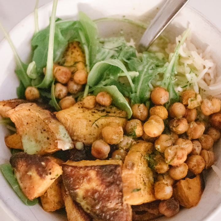 Sweet Potato Chickpea Buddha Bowl