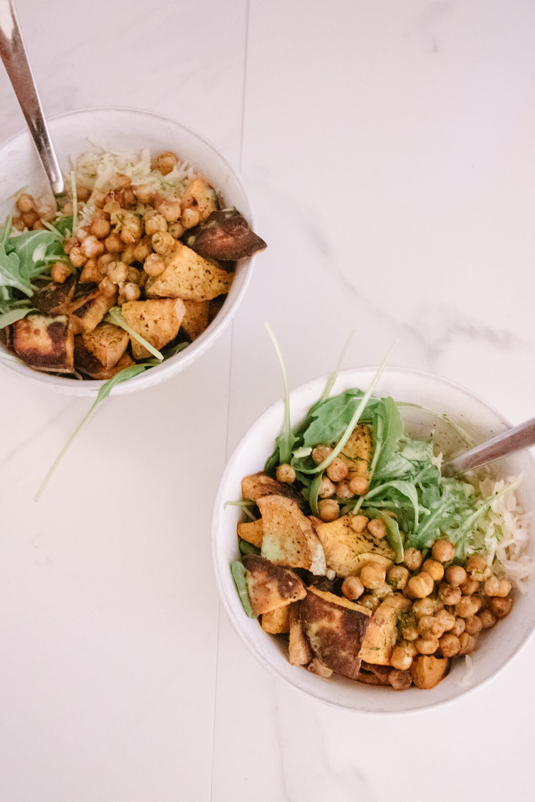 Candy Potato Chickpea Buddha Bowl